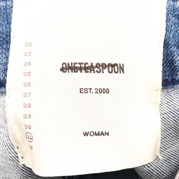 ONE TEASPOON Cali Blue Preachers Snap Ankle Jeans - Picture 9 of 11